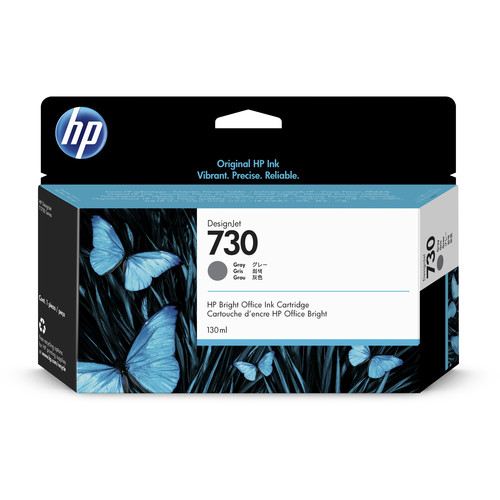 HP 730 P2V66A Gri Orijinal Kartuş 130 ml.