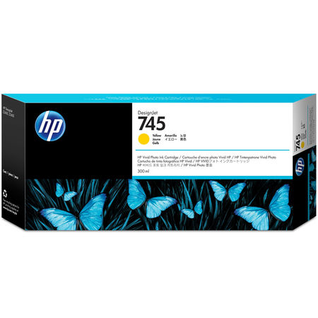 HP 745 Sarı Orijinal Kartuş 300 ml.