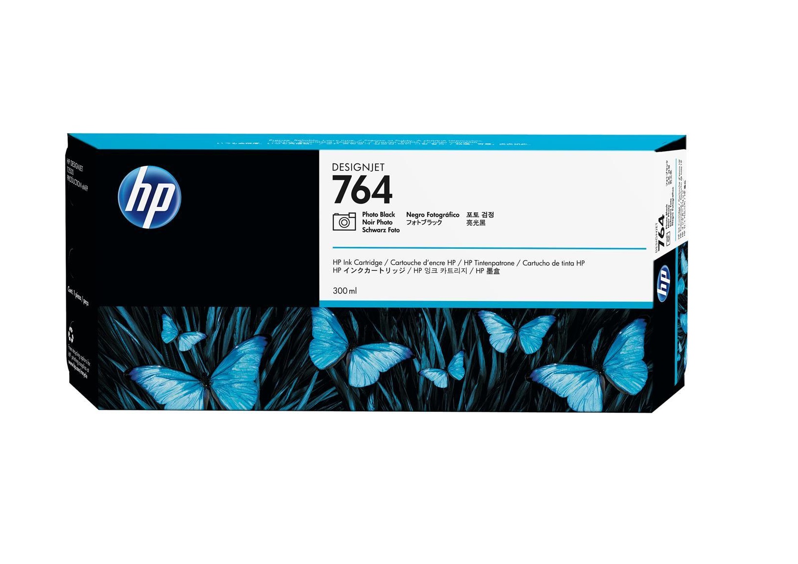 HP 764-C1Q17A Foto Siyah Orijinal Kartuş 300 ml.