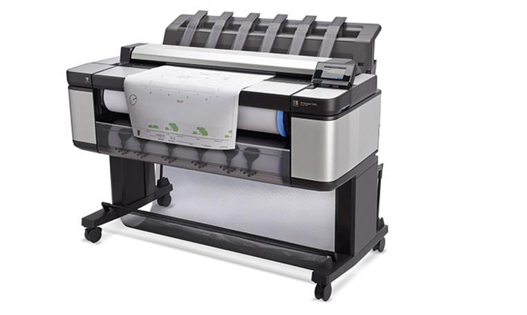 HP DesignJet T3500 36" Çift Rulolu Çizici Plotter (B9E24A) - Görsel 3