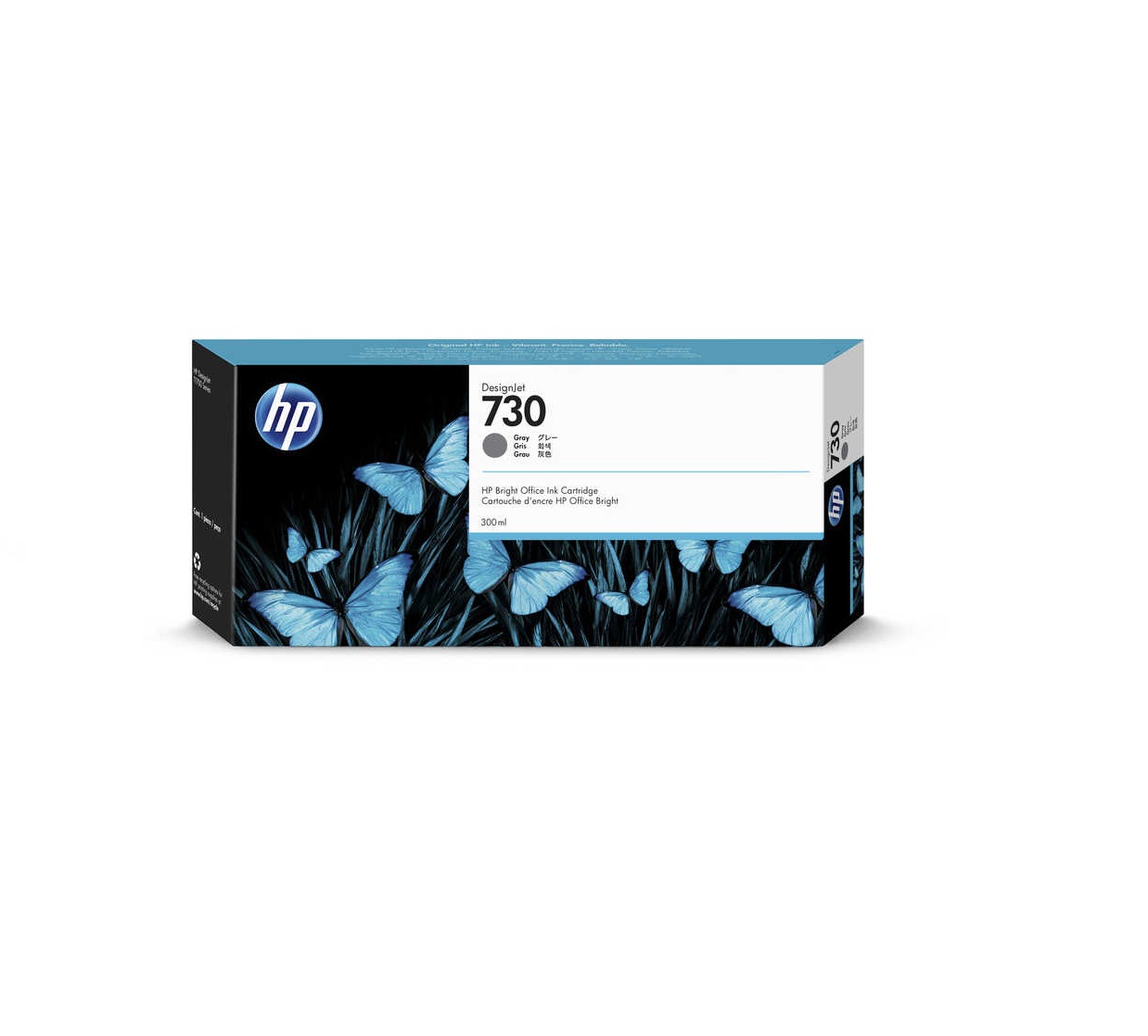 HP 730 P2V72A Gri Orijinal Kartuş 300 ml. Yüksek Kapasiteli