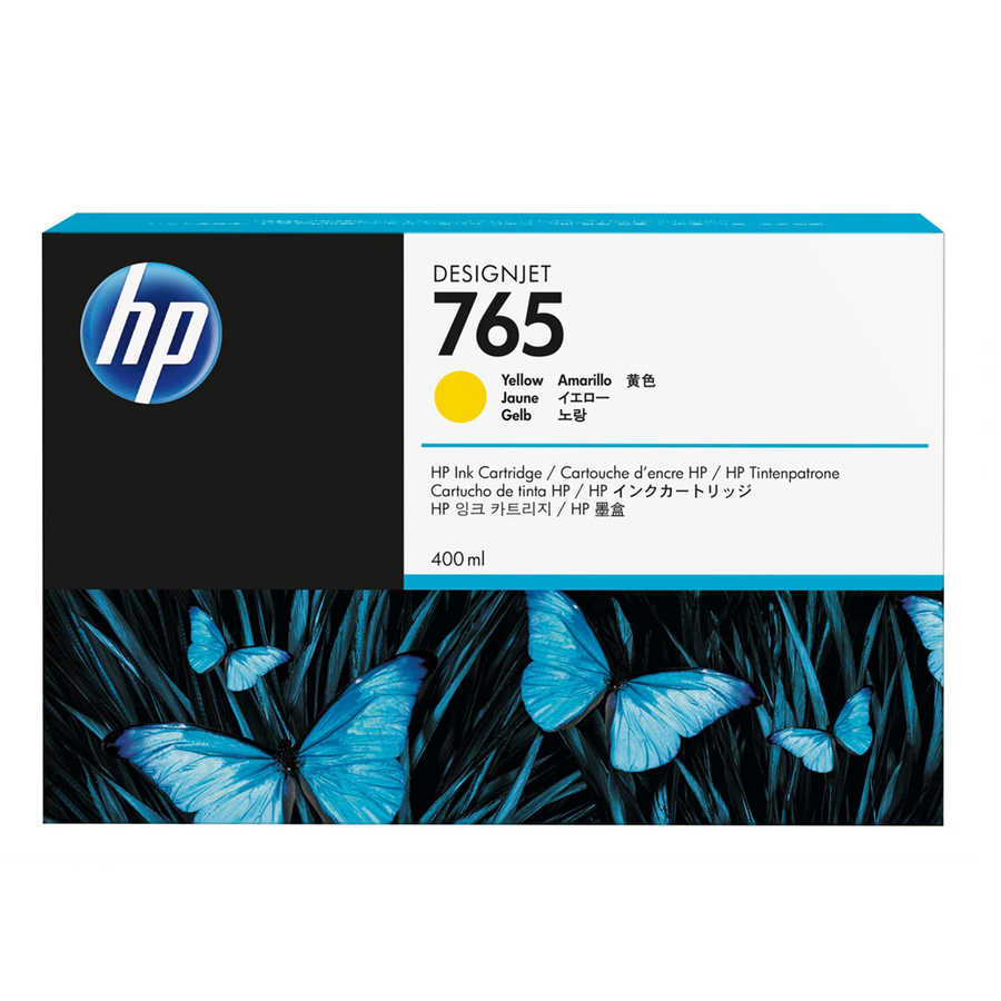 HP 765 F9J50A Sarı Orijinal Kartuş 400 ml.