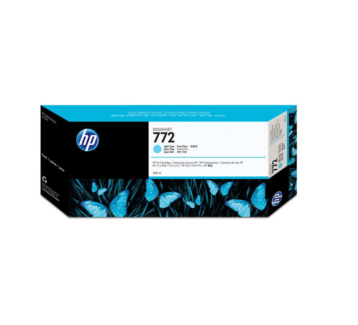 HP 772 CN632A Açık Mavi Orijinal Kartuş 300 ml.
